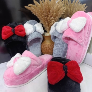 دمپایی حوله ای لژدار