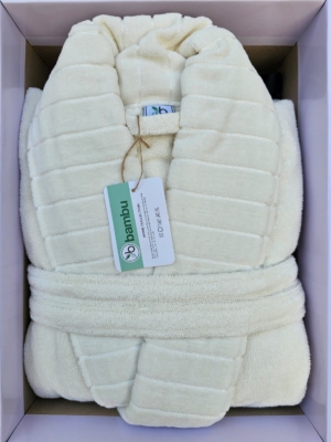 حوله تن پوش بامبو سفید