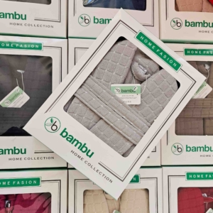 حوله تن پوش طرح هندسی بامبو